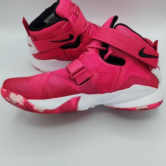 Nike LeBron Soldier 9 - Size 10 - Think Pink Breast Cancer Awareness Month - Picture 5 of 8
